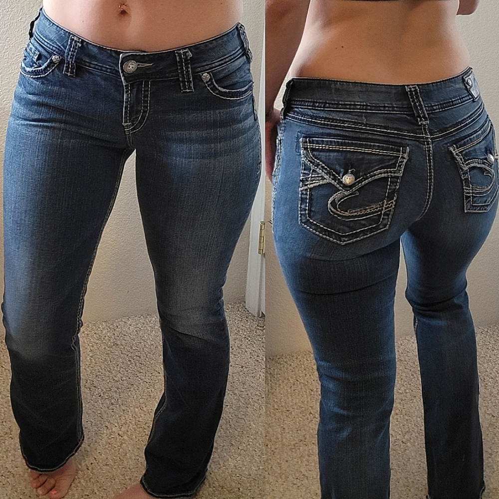 SILVER Suki Mid Slim Boot Jeans